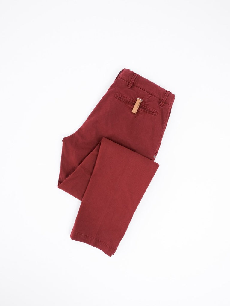 Jack Twill Pant / Wine - STER/EO MUCTrousersWhite Sand46Red