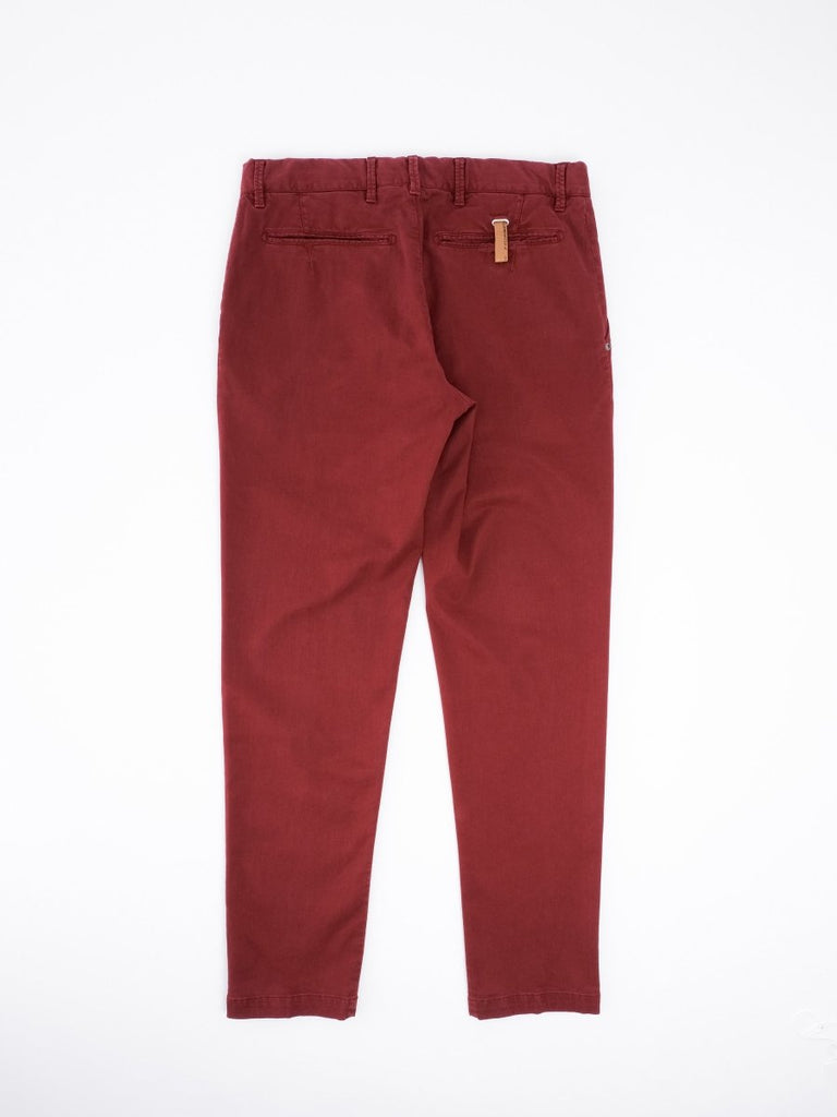 Jack Twill Pant / Wine - STER/EO MUCTrousersWhite Sand46Red