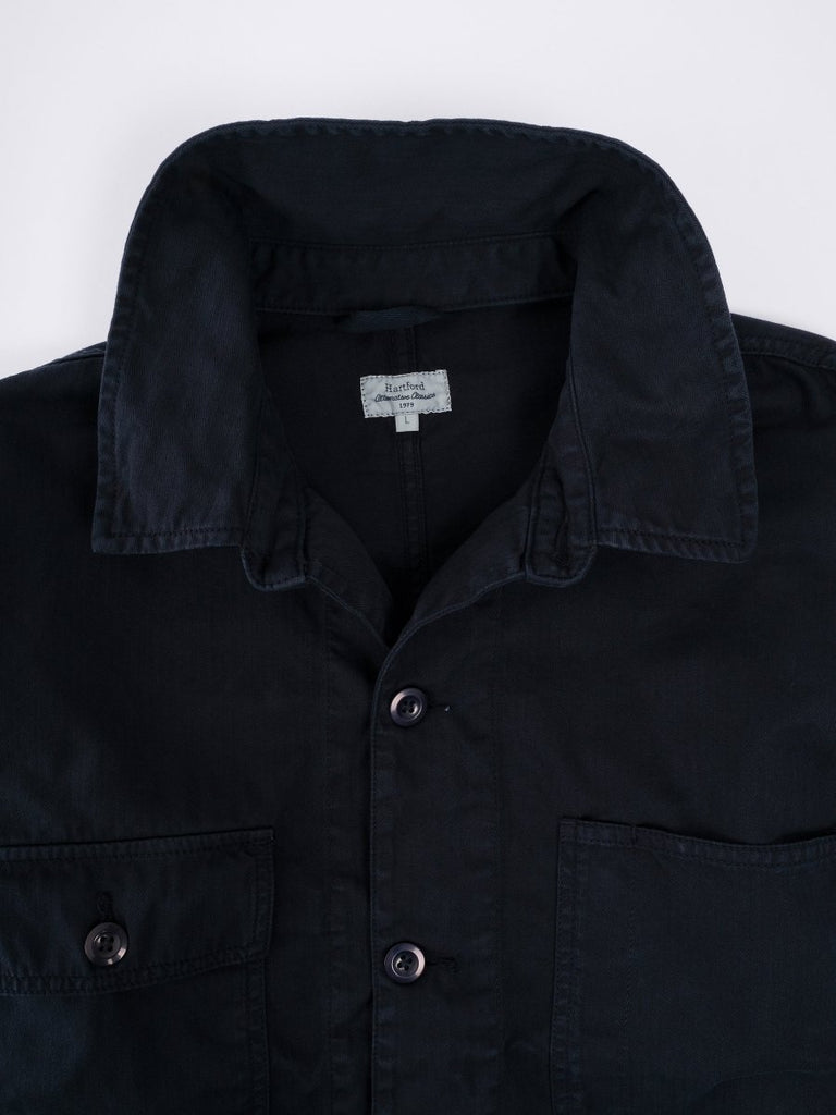 Jack Work Jacket / Blue Herringbone - STER/EO MUCJacketHartfordMBlue