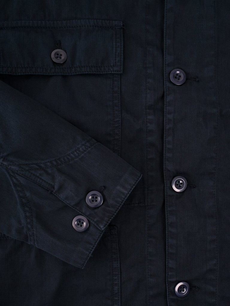 Jack Work Jacket / Blue Herringbone - STER/EO MUCJacketHartfordMBlue