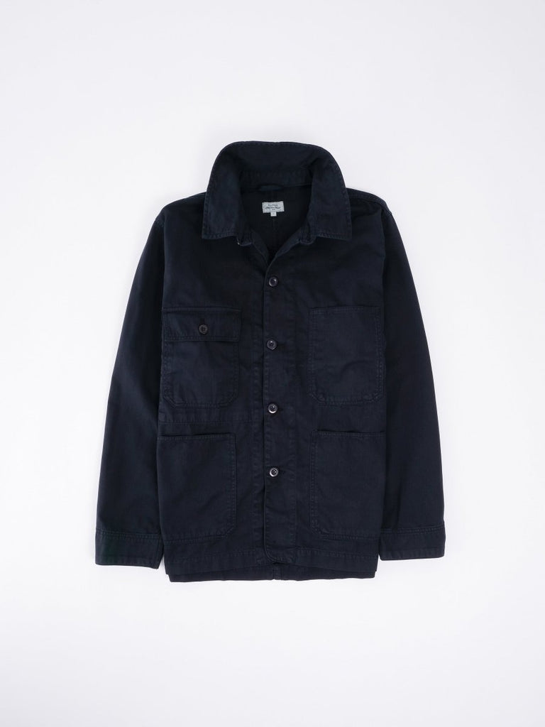 Jack Work Jacket / Blue Herringbone - STER/EO MUCJacketHartfordMBlue
