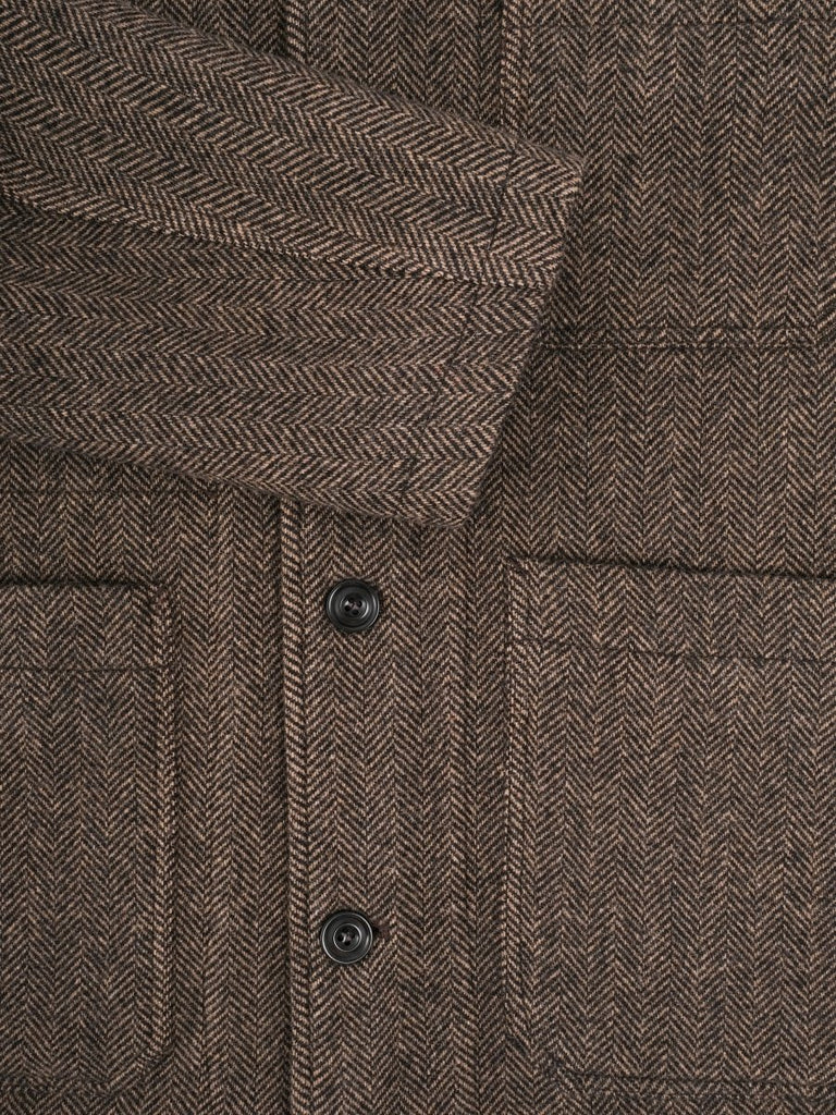 Jamison Herringbone Jacket / Beige/Brown - STER/EO MUCJacketHartford48Brown