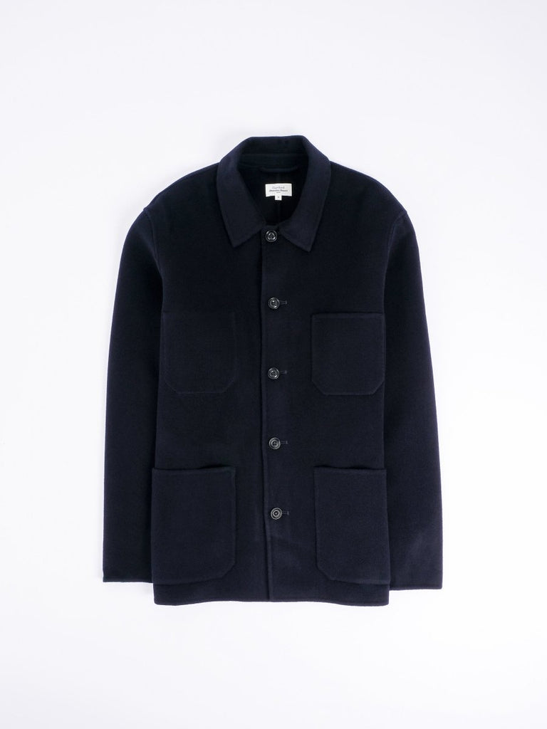 Jay Wool Jacket / Dark Navy - STER/EO MUCOvershirtHartfordSBlue