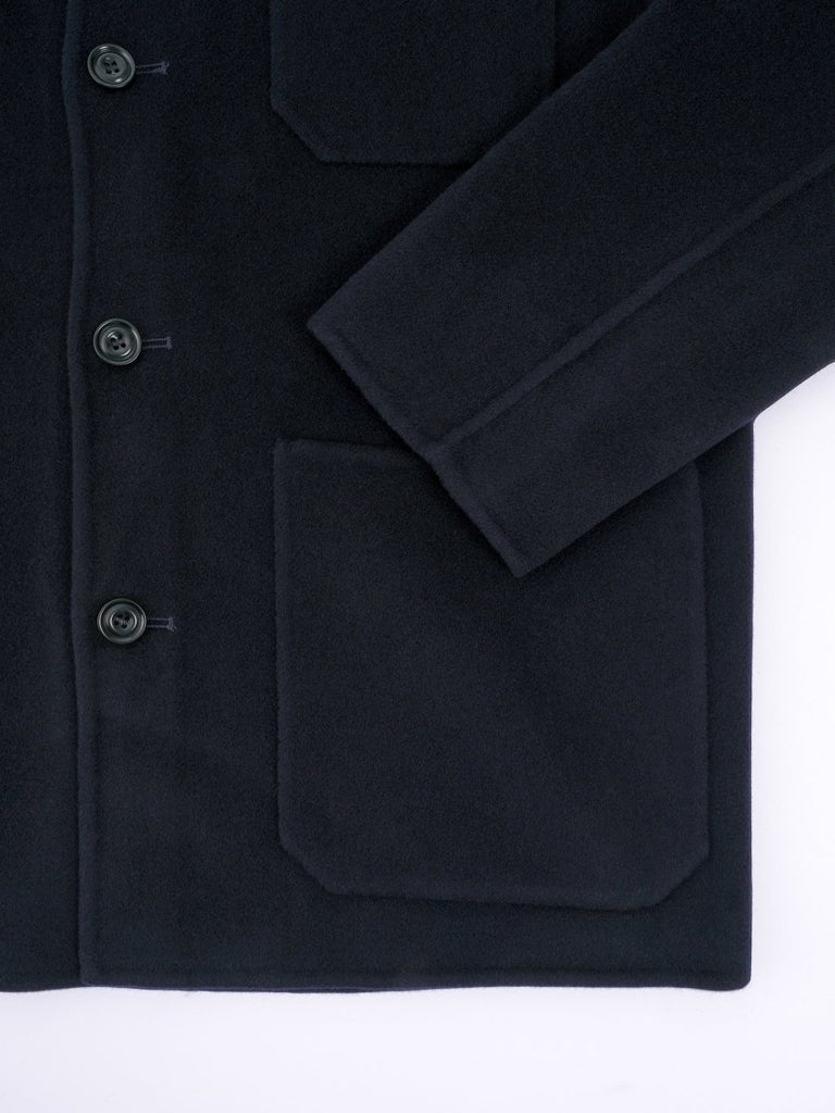 Jay Wool Jacket / Dark Navy - STER/EO MUCOvershirtHartfordSBlue