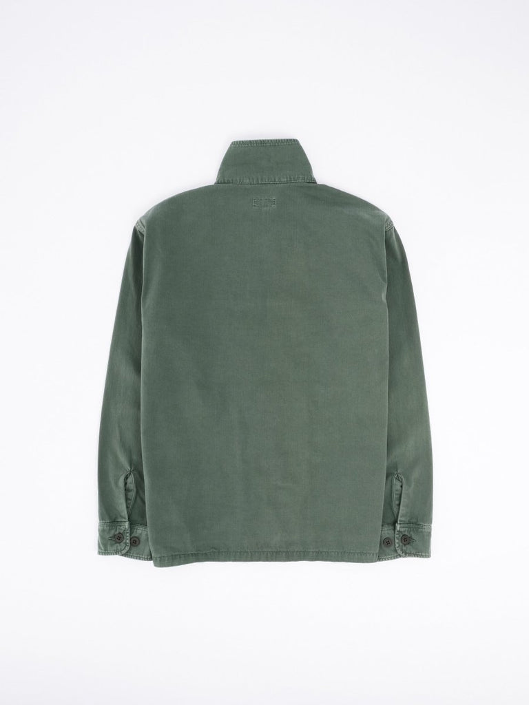 Jeffrey Herringbone Overshirt / Military - STER/EO MUCJacketHartfordSGreen