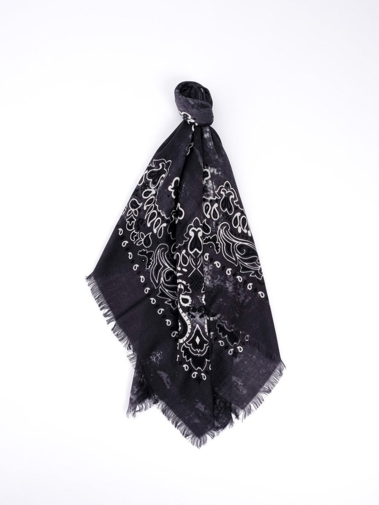Jil Square Scarf 140 x 140 / Black - STER/EO MUCScarvesDestin