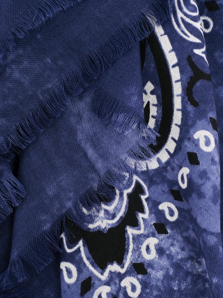 Jil Square Scarf 140 x 140 / Jeans - STER/EO MUCScarvesDestinBlue