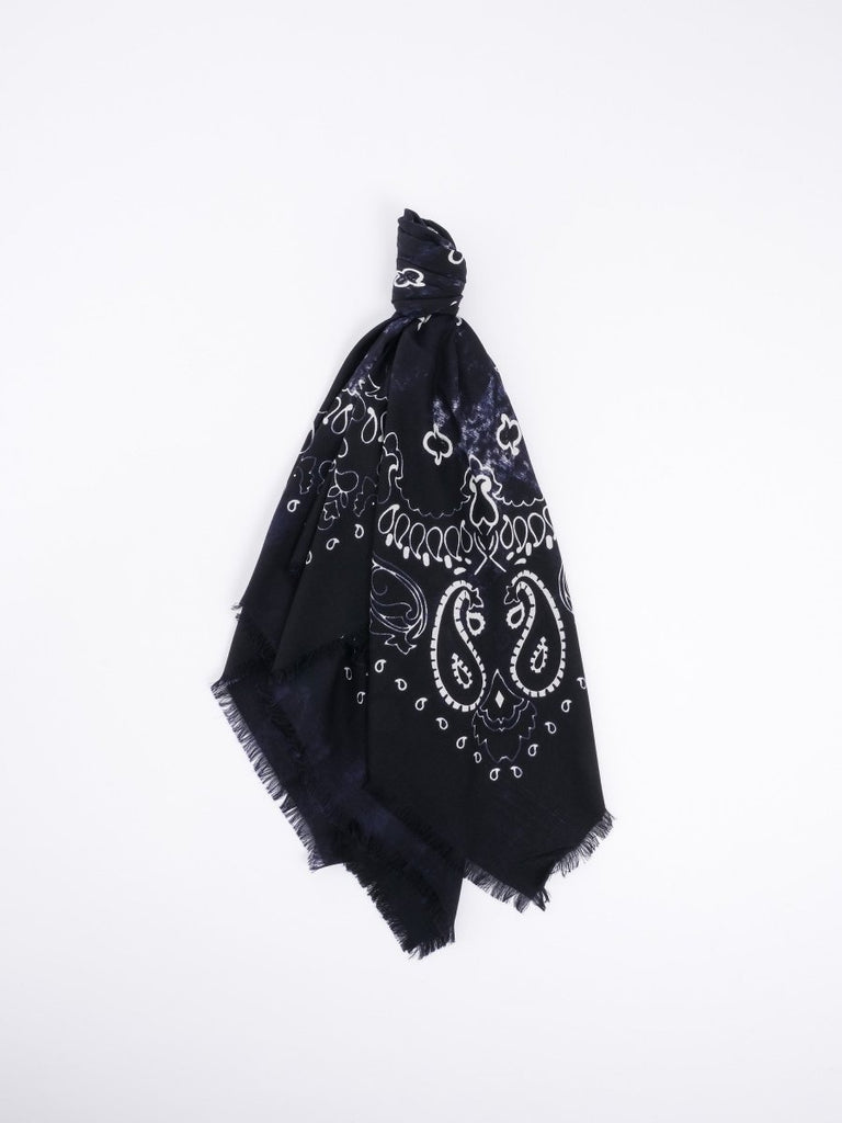 Jil Square Scarf 140 x 140 / Navy - STER/EO MUCScarvesDestinBlue