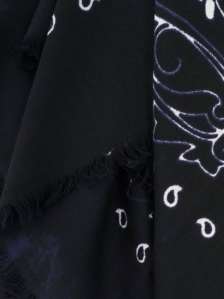 Jil Square Scarf 140 x 140 / Navy - STER/EO MUCScarvesDestinBlue