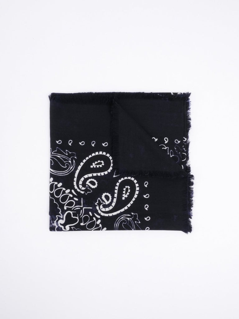Jil Square Scarf 140 x 140 / Navy - STER/EO MUCScarvesDestinBlue