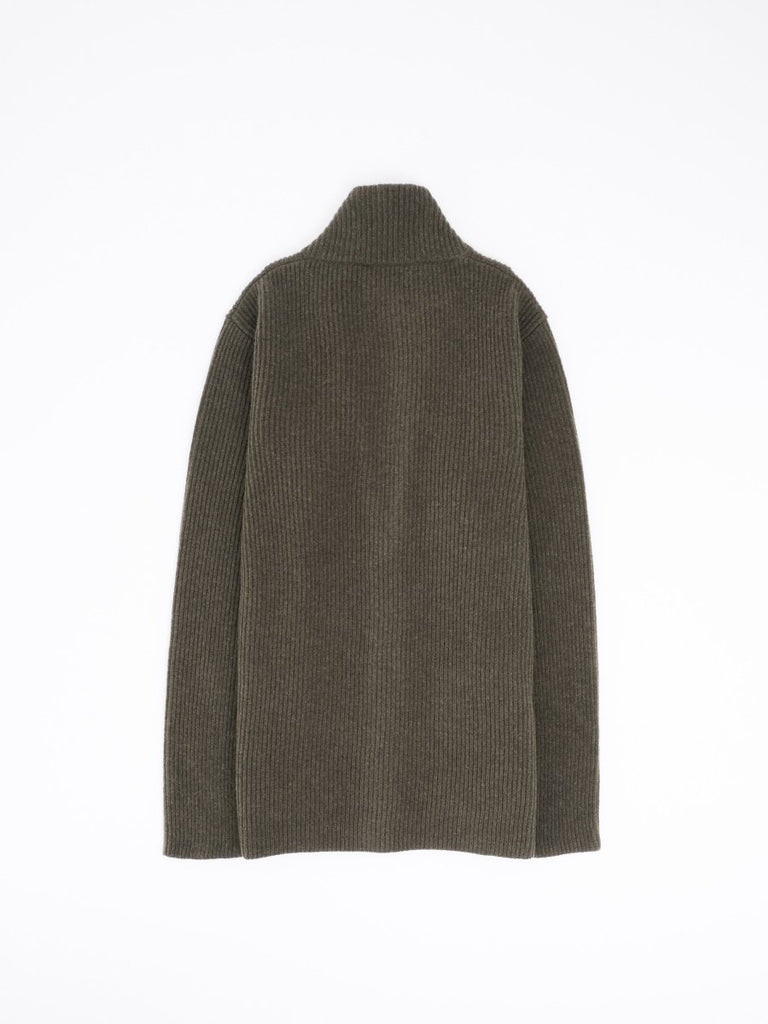Knitt Ribbed Merino Jacket / Militare - STER/EO MUCJacketRoberto Collina48Green