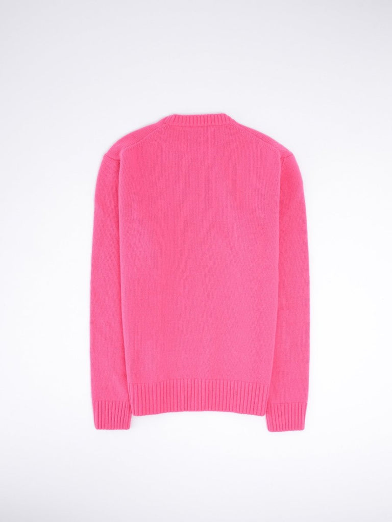 Lambswool Crew Neck / Fuchsia - STER/EO MUCCrewneckSeven Gauge2Pink