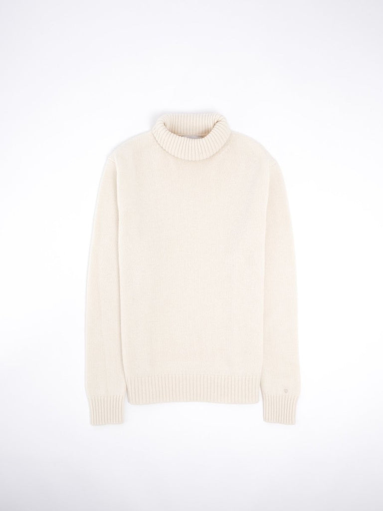 Lambswool High Neck / Crema - STER/EO MUCRollneckSeven Gauge3White