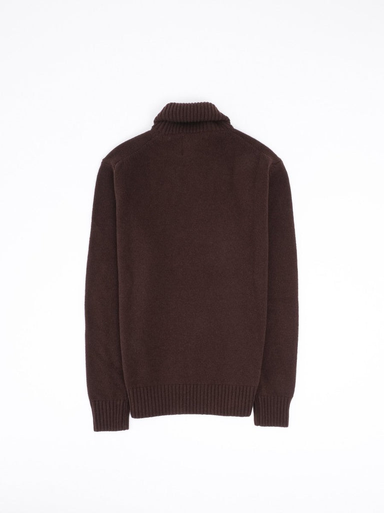 Lambswool High Neck / Moro - STER/EO MUCTurtleneckSeven Gauge3Brown