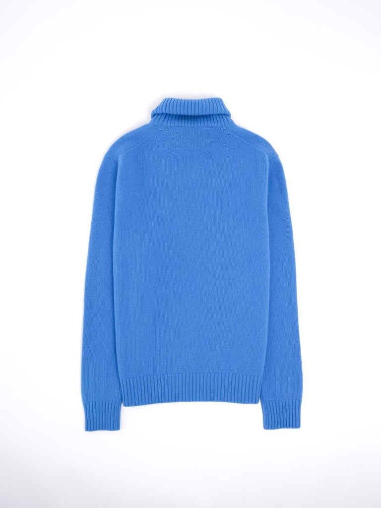 Lambswool High Neck / Puffo - STER/EO MUCRollneckSeven Gauge3Blue