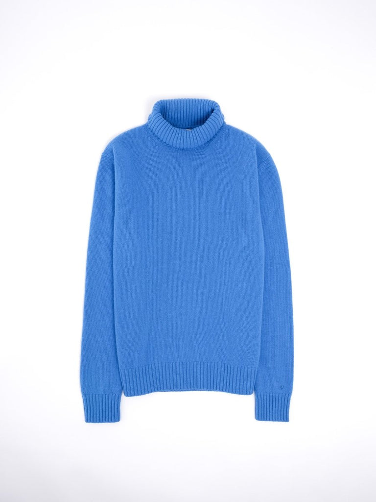 Lambswool High Neck / Puffo - STER/EO MUCRollneckSeven Gauge3Blue