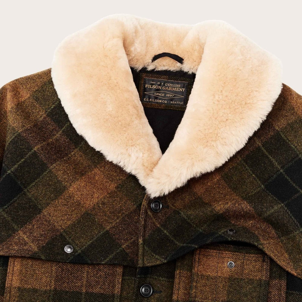 Lined Wool Packer Coat / Loden Heather Plaid - STER/EO MUCCoatFilsonMBrown