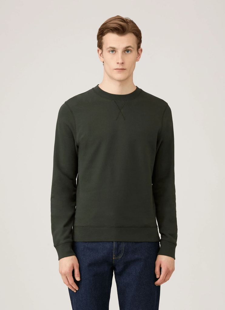 Loopback Sweatshirt / Dark Green - STER/EO MUCSweaterSunspelMGreen