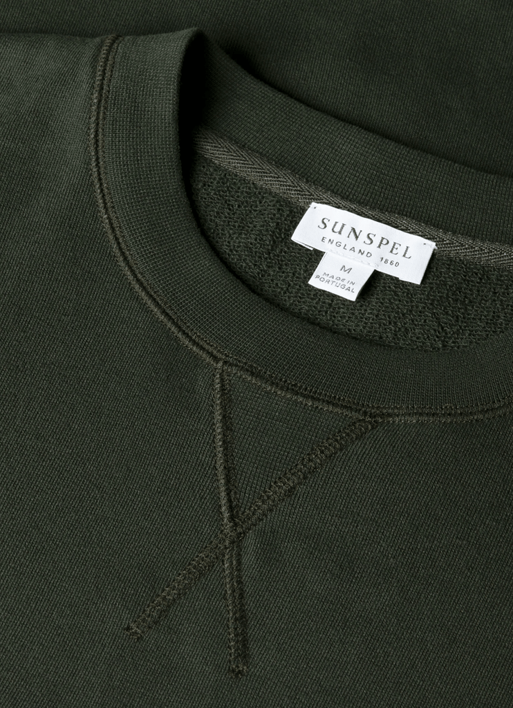 Loopback Sweatshirt / Dark Green - STER/EO MUCSweaterSunspelMGreen
