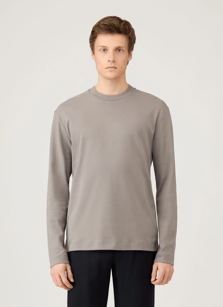 LS Heavy Weight T-Shirt / Iron Grey - STER/EO MUCLongsleeveSunspelMGrey