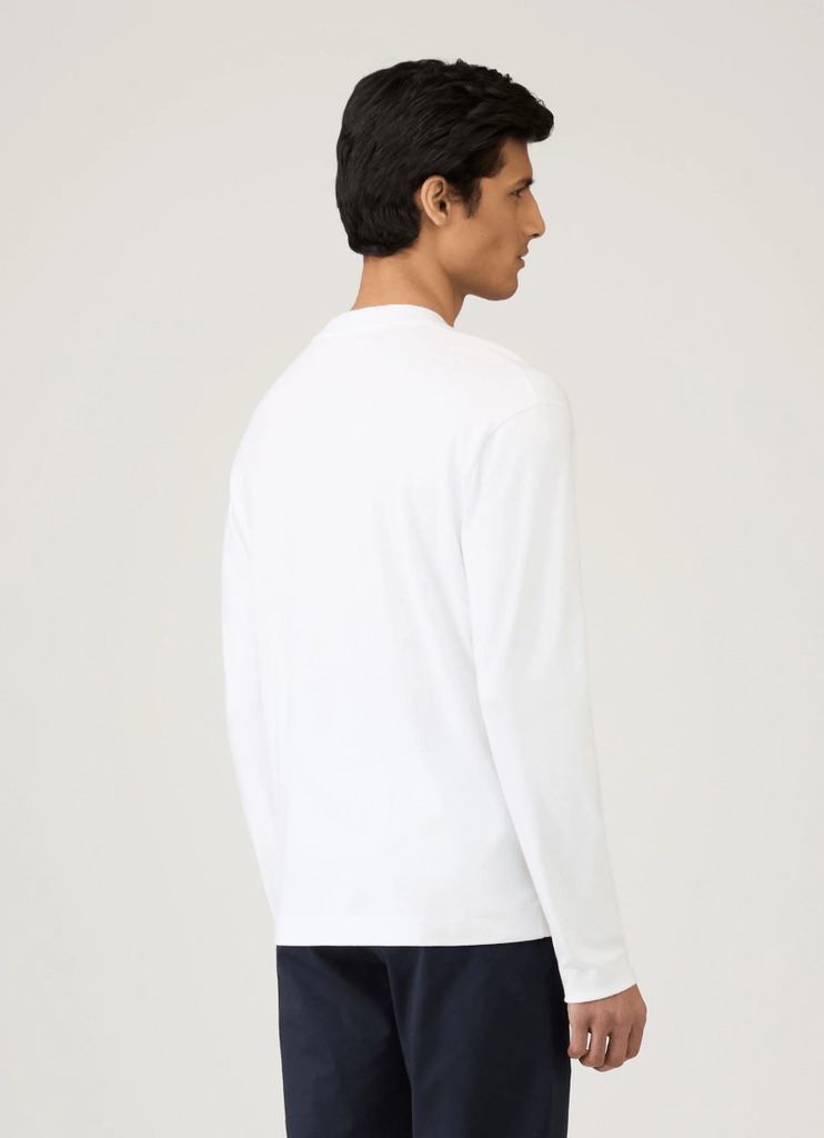 LS Heavy Weight T-Shirt / White - STER/EO MUCLongsleeveSunspelMWhite