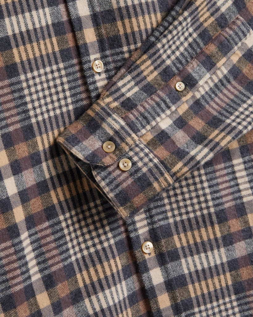 Manta Check Shirt / Blue/Brown - STER/EO MUCPatterned ShirtsPortuguese FlannelMMulticolour