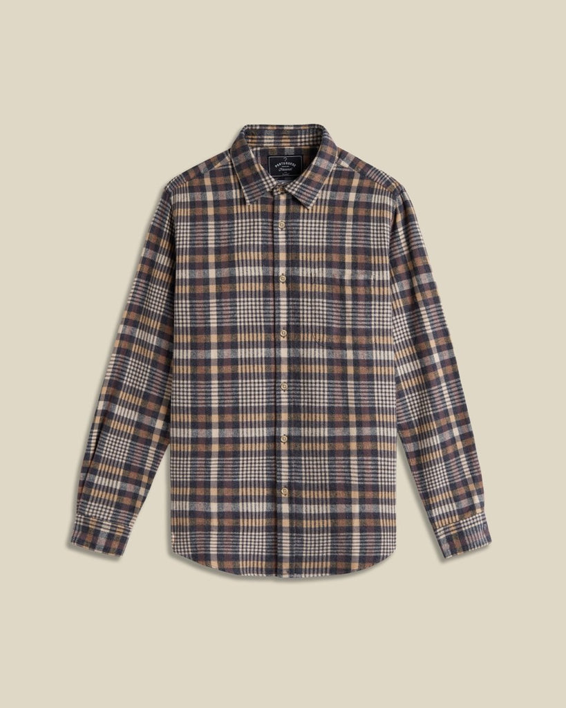 Manta Check Shirt / Blue/Brown - STER/EO MUCPatterned ShirtsPortuguese FlannelMMulticolour