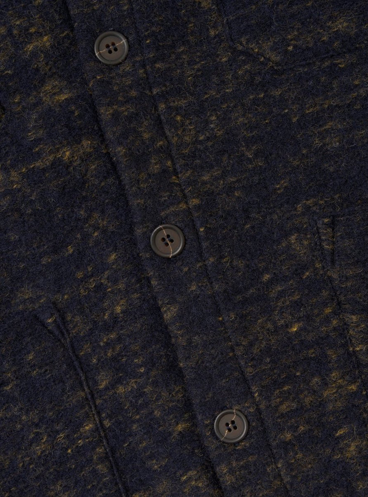 Marble Fleece Cardigan / Navy - STER/EO MUCCardigansUniversal WorksMBlue