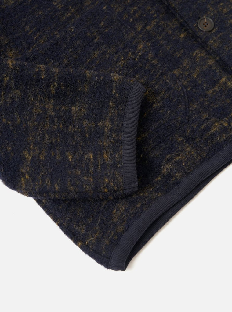 Marble Fleece Cardigan / Navy - STER/EO MUCCardigansUniversal WorksMBlue