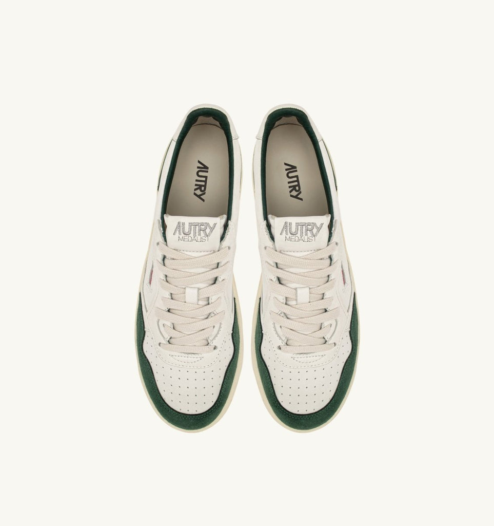 Medalist Low Goat Suede / White/Bottle - STER/EO MUCSneakerAutry41White
