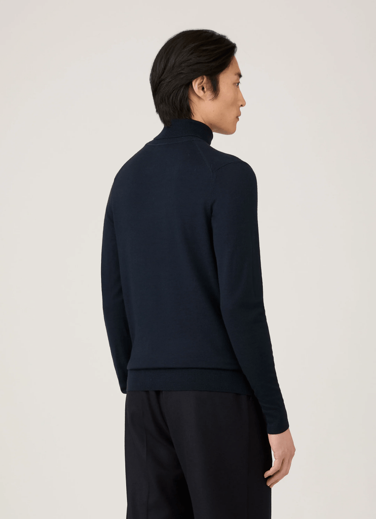 Merino Roll Neck Jumper / Navy - STER/EO MUCRollneckSunspelMBlue
