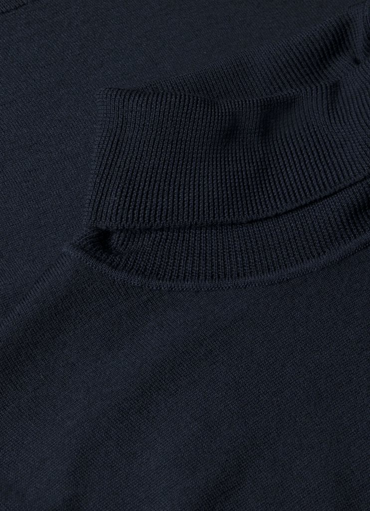 Merino Roll Neck Jumper / Navy - STER/EO MUCRollneckSunspelMBlue