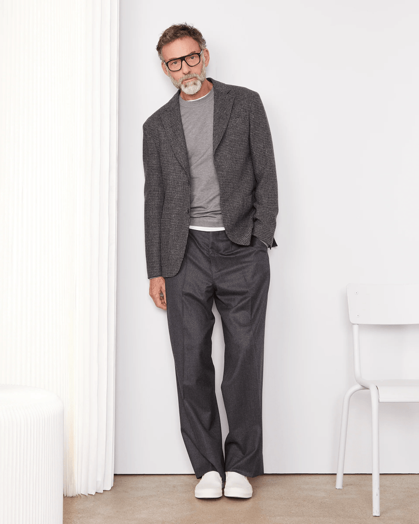 Michel Jacket Wool Check / Dark Grey/Light Grey - STER/EO MUCBlazerOfficine Générale50Grey