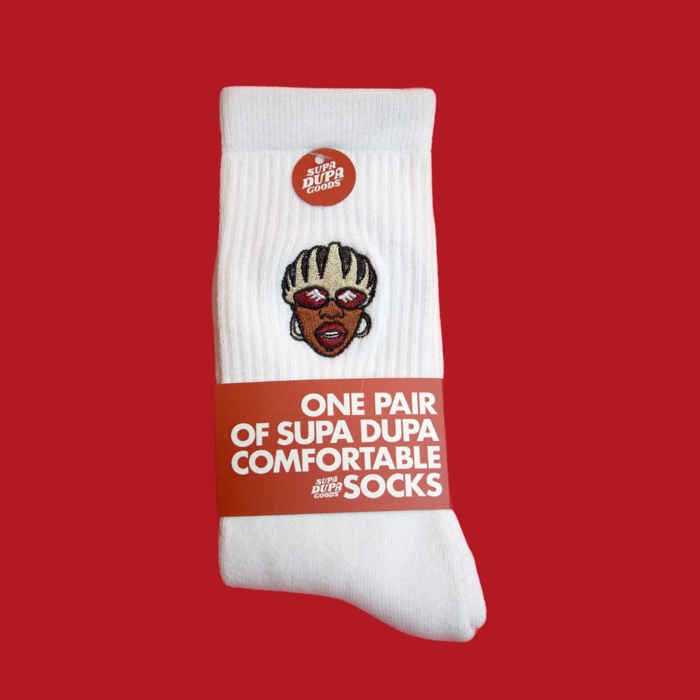 Missy Elliot Socks - STER/EO MUCSocksSupa Dupa GoodsSWhite
