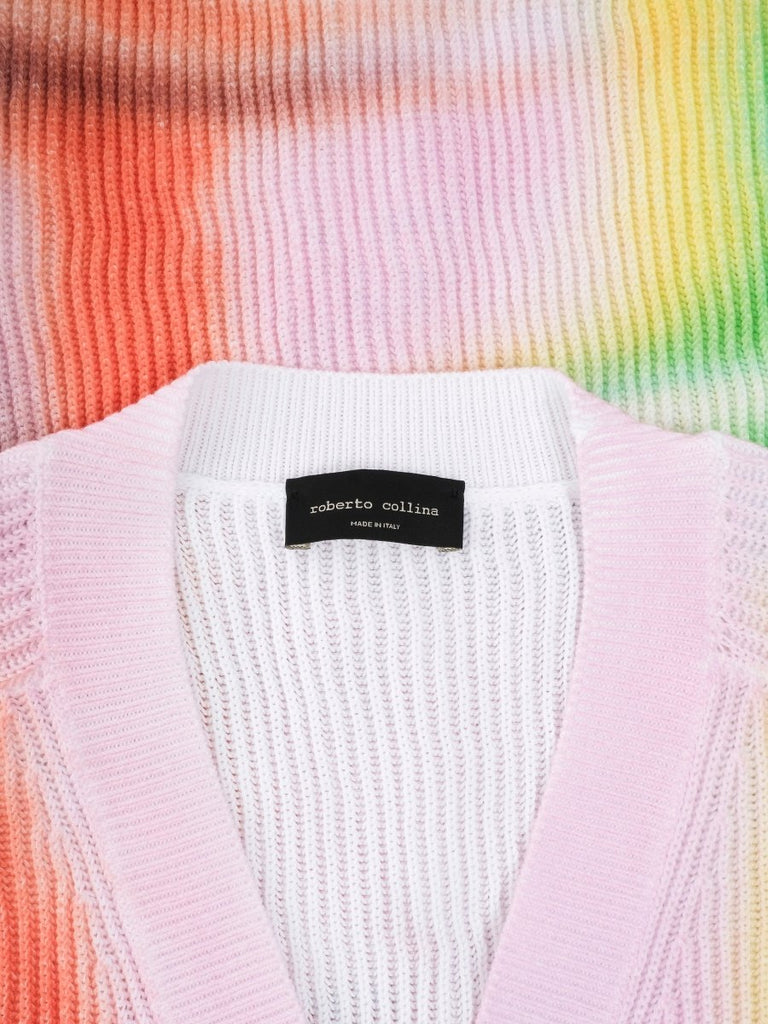 Multicolor Sprayed Cardigan / Rose/Sun - STER/EO MUCCardigansRoberto Collina48Multicolour