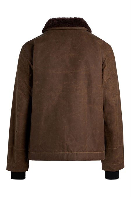 New Deck Jacket / Dark Tan - STER/EO MUCJacketCeccarelli42Brown