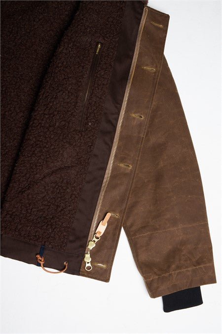 New Deck Jacket / Dark Tan - STER/EO MUCJacketCeccarelli42Brown