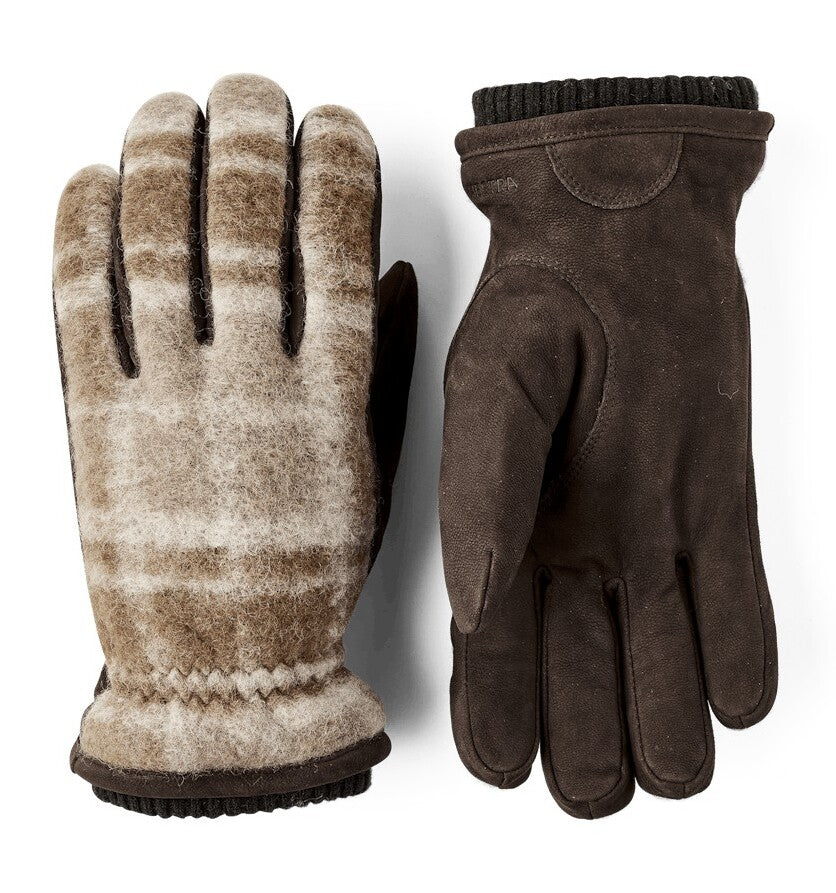hestra handschuhe münchen Hestra Noah Handschuhe – Nubuk & Wolltrikot in Beige Multi – STER/EO MUC