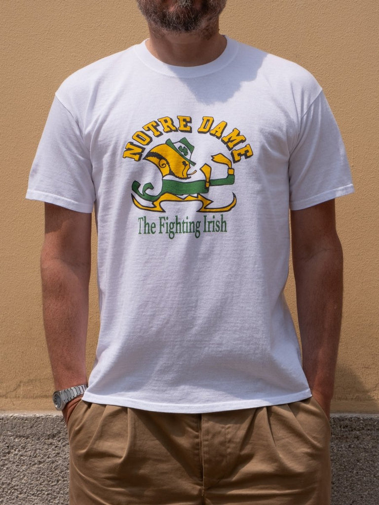Notre Dame T-Shirt / White - STER/EO MUCT-ShirtWild DonkeyMWhite