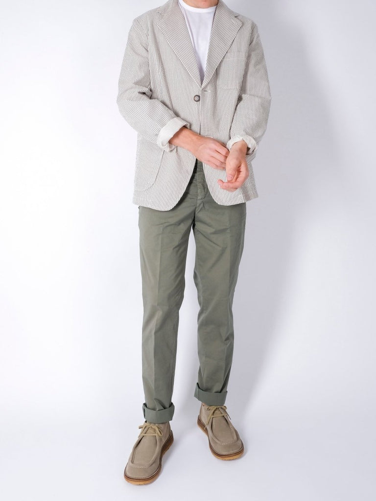 Oliver Twill Pant / Olive - STER/EO MUCTrousersWhite Sand46Green