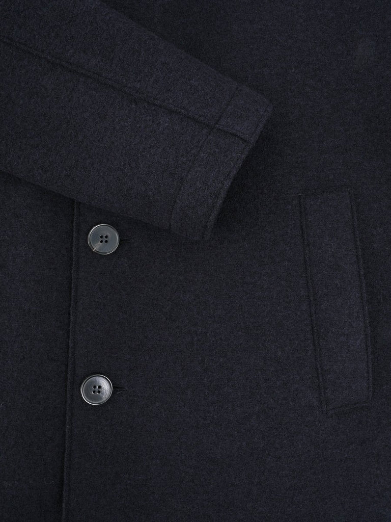 Overcoat Boiled Wool / Navy Blue - STER/EO MUCCoatHarris Wharf London48Blue
