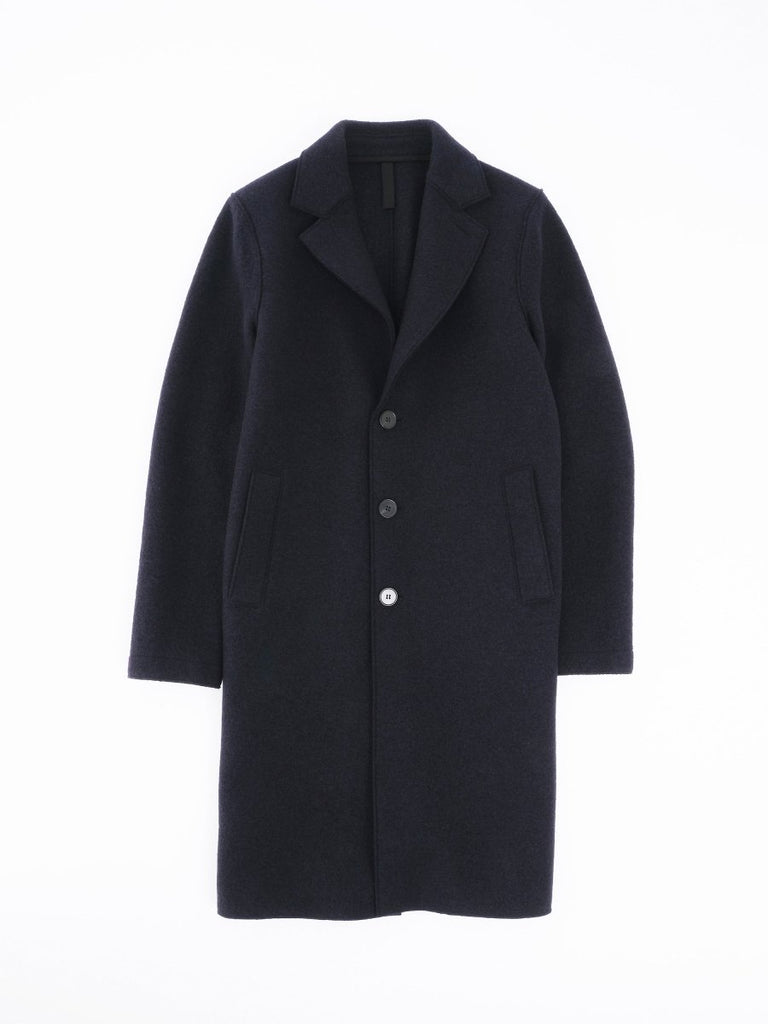 Overcoat Boiled Wool / Navy Blue - STER/EO MUCCoatHarris Wharf London48Blue