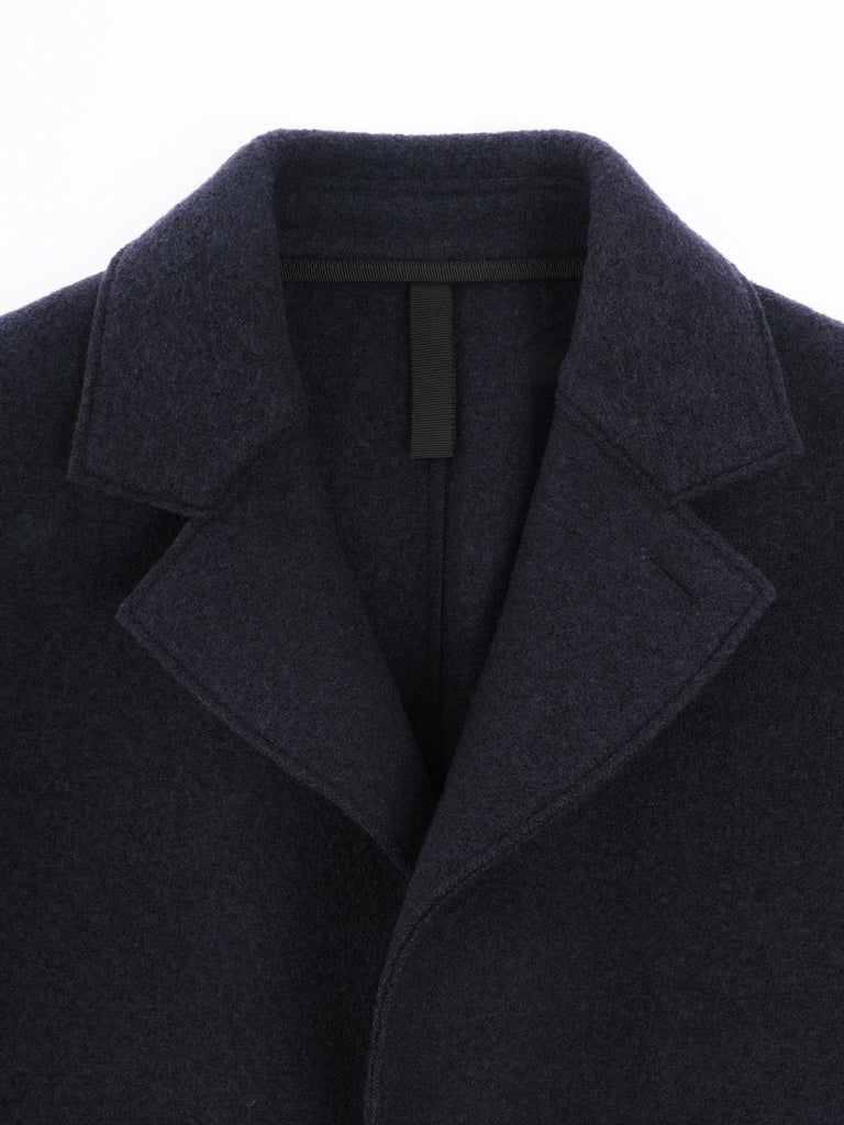 Overcoat Boiled Wool / Navy Blue - STER/EO MUCCoatHarris Wharf London48Blue
