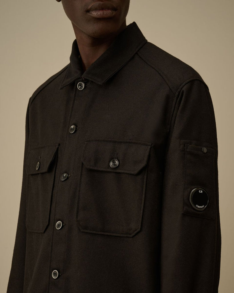 Overshirt Felted / Black - STER/EO MUCOvershirtC.P. CompanyMBlack
