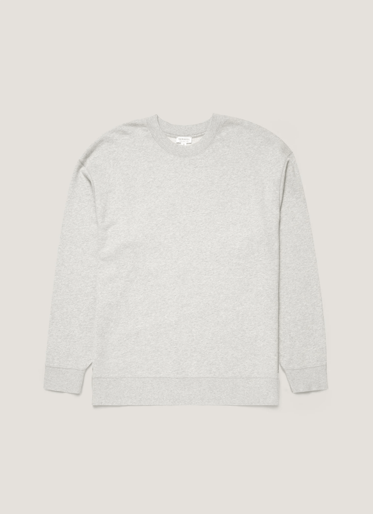 Oversized Sweatshirt / Light Grey Melange - STER/EO MUCSweaterSunspelMGrey