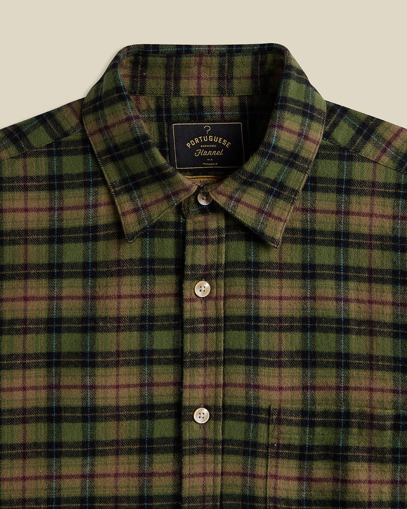 Parque Check Shirt / Green/Blue/Red - STER/EO MUCPatterned ShirtsPortuguese FlannelMMulticolour