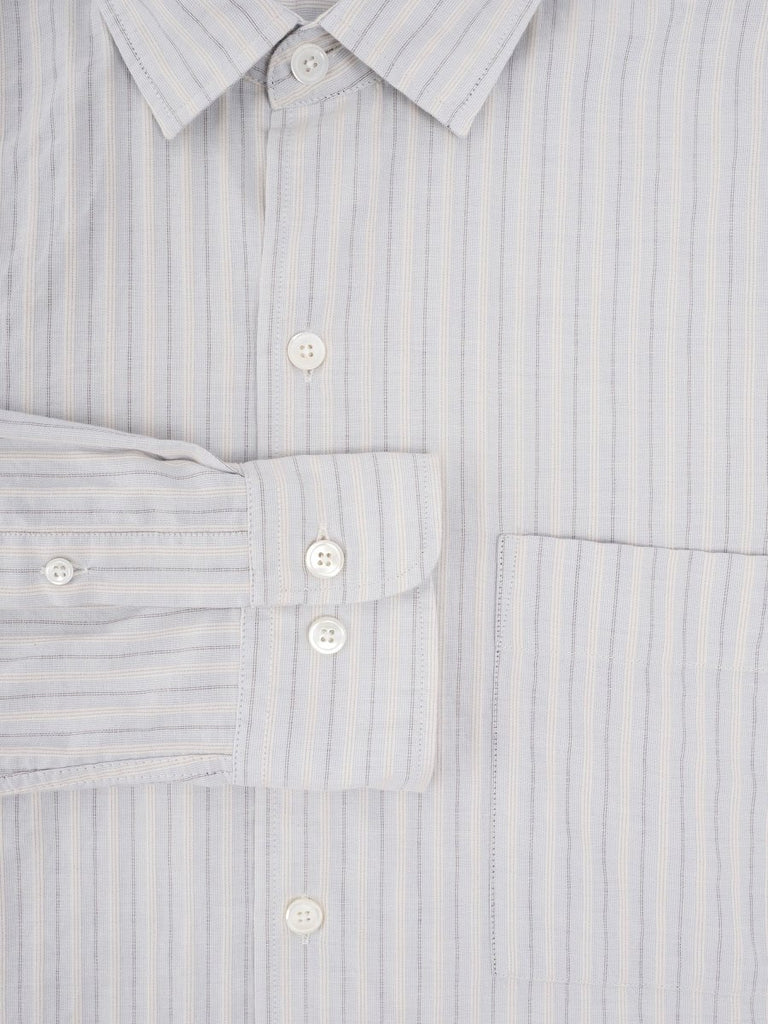 Patt Stripe Pkt Shirt / Ivory - STER/EO MUCPlain ShirtsHartfordMWhite