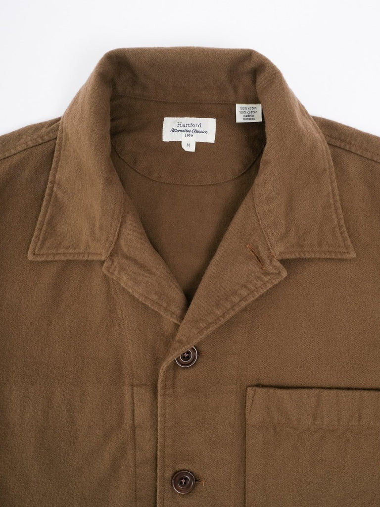 Perry Overshirt / Bronze Walnut - STER/EO MUCJacketHartfordMBrown