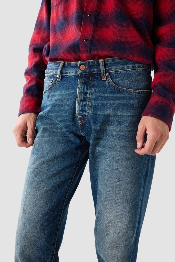 Reed Loose Fit Denim / Mid Blue - STER/EO MUCDenimThe.Nim31Blue