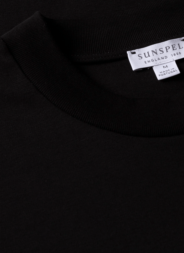 Relaxed Fit Heavy Weight T-Shirt / Black - STER/EO MUCT-ShirtSunspelSBlack